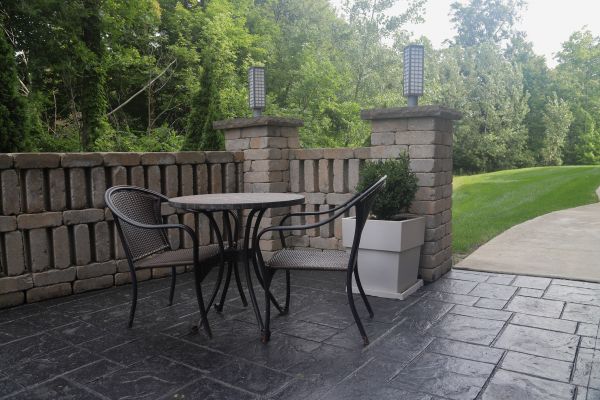 Cost of Stamped Concrete Patio Installation in New Albany