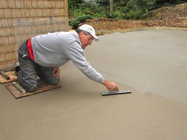 Concrete Slab Finishing in New Albany