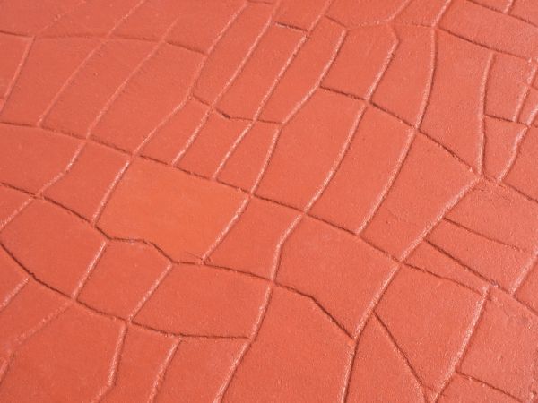 Colored Pavement Installation in New Albany