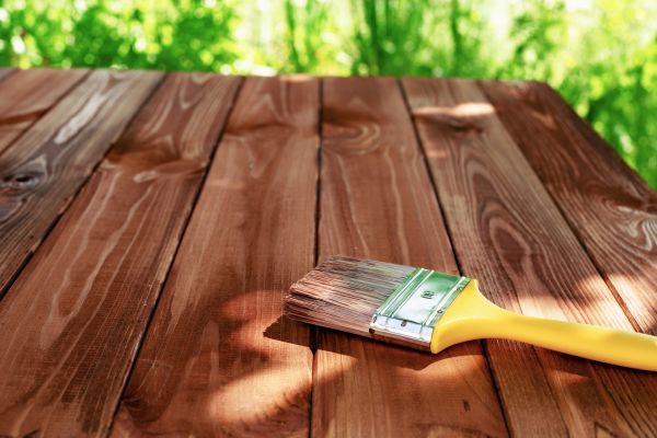 Patio Floor Staining in New Albany